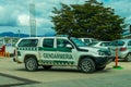 Argentine National Gendarmerie provides security in Ushuaia, Argentinian Patagonia