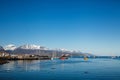 Ushuaia capital of Tierra del Fuego Argentina landscape Royalty Free Stock Photo