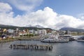 Ushuaia, the capital of Tierra del Fuego, Argentina Royalty Free Stock Photo