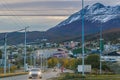 Ushuaia city outskirt landscape