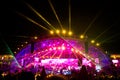 Ushuaia closing party in Ibiza, Spain Royalty Free Stock Photo