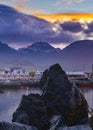 Ushuaia coastal cityscape, argentina Royalty Free Stock Photo