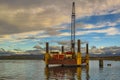 Ushuaia port scene, argentina