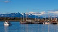 Ushuaia port in Tierra del Fuego