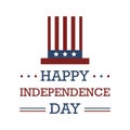 USindependencedaydesign. Vector illustration decorative design