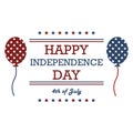 USindependencedaydesign. Vector illustration decorative design