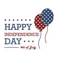 USindependencedaydesign. Vector illustration decorative design