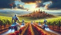 Using artificial intelligence, agricultural robots are on the rise on high tech farms Royalty Free Stock Photo