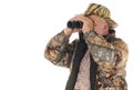 Using binoculars Royalty Free Stock Photo