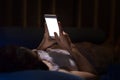 Using cell phone at night lead to blindness