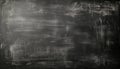 Using Chalk To Erase Marks On A Blackboard Royalty Free Stock Photo