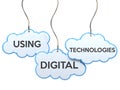 Using digital technologies on cloud banner