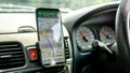 Using Google Maps on smartphone to navigate the way.