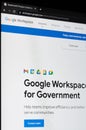 Using Google workspace for goverment app