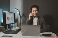 he is using his phone to find information to use in presenting information, Entrepreneurs use smartphones to keep in touch with