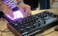 Using music synthesizers at sonar festival novation