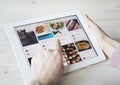 Using Pinterest on iPad