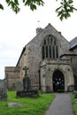 The priory church of st MARY IN USK MONMOUTHSHIRE Royalty Free Stock Photo