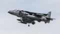 USMC AV-8B Harrier in Anchorage, Alaska Royalty Free Stock Photo