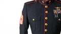 USMC Dress Blues Uniform Royalty Free Stock Photo