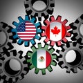 USMCA Business Trade Royalty Free Stock Photo