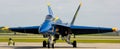 USN Blue Angel jet. Royalty Free Stock Photo