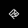 USN letter logo design on black background. USN creative initials letter logo concept. USN letter design