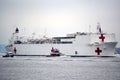 USNS Comfort arrives in New York City