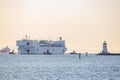 USNS Mercy navy hospital ship arrives at Port of Los Angeles on March 27, 2020