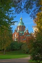 Uspenki cathedral, helsinki Royalty Free Stock Photo