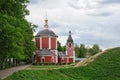 Uspenskaya Church and Earthen Rampart in Spring