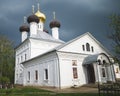 Uspenskaya Church in the village Zavidovo, Tver oblast, Russia.