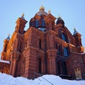 Uspenski Cathedral in Helsinki Royalty Free Stock Photo