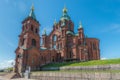 Uspenski Cathedral in Helsinki in Finland