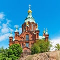 Uspenski Cathedral in Helsinki, Finland Royalty Free Stock Photo