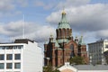 Uspenski Cathedral, 19th-century Eastern Orthodox church building in Helsinki Royalty Free Stock Photo