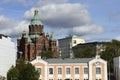 Uspenski Cathedral, 19th-century Eastern Orthodox church building in Helsinki Royalty Free Stock Photo