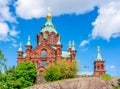 Uspenski Cathedral (Uspenskin katedraali) in Helsinki, Finland