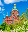 Uspenski Cathedral (Uspenskin katedraali) in Helsinki, Finland