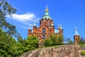 Uspenski Orthodox Cathedral. Hilsinki. Finland.