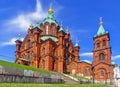 Uspenski Orthodox Cathedral. Hilsinki. Finland.