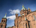 Uspenski orthodox church cathedral famous landmark in helsinki c