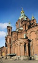 Uspenski orthodox church cathedral famous landmark in helsinki c