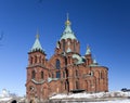 Uspenski Orthodox Church in Helsinki, Finland, Europe