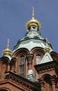 Uspenski Russian Orthodox cathedral, Finland Royalty Free Stock Photo