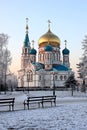 Uspenskiy cathedral. Royalty Free Stock Photo