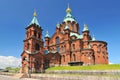 Uspensky Cathedral in Helsinki. Finland.
