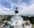 Uspensky Cathedral in the old Russian city of Myshkin on the Volga River