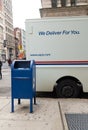 Usps mail delivery truck