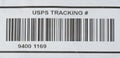 USPS tracking number and bar code